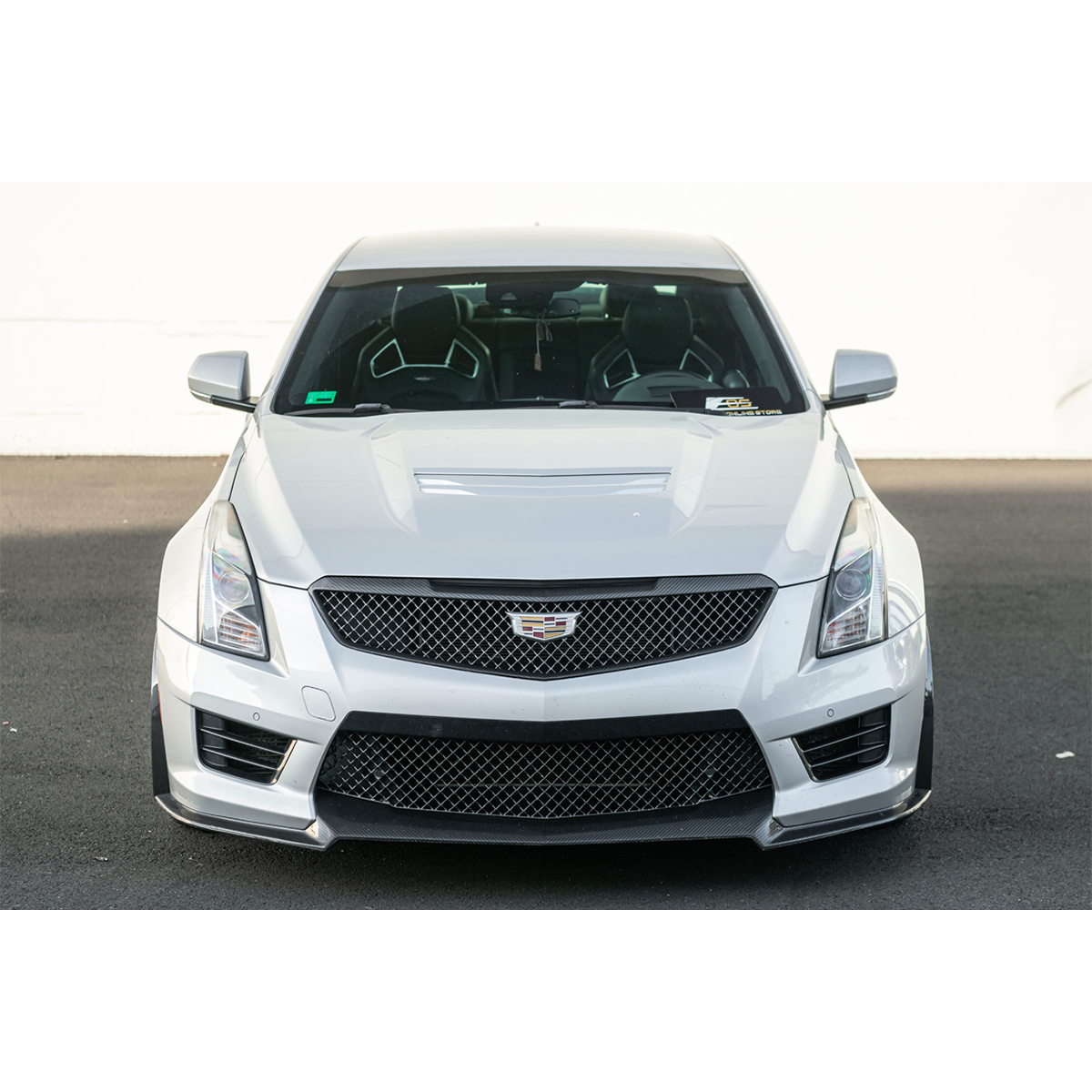 Carbon Fiber Front Bumper Lower Splitter Lip For 2016+ Cadillac ATS-V – 2x2 Weave