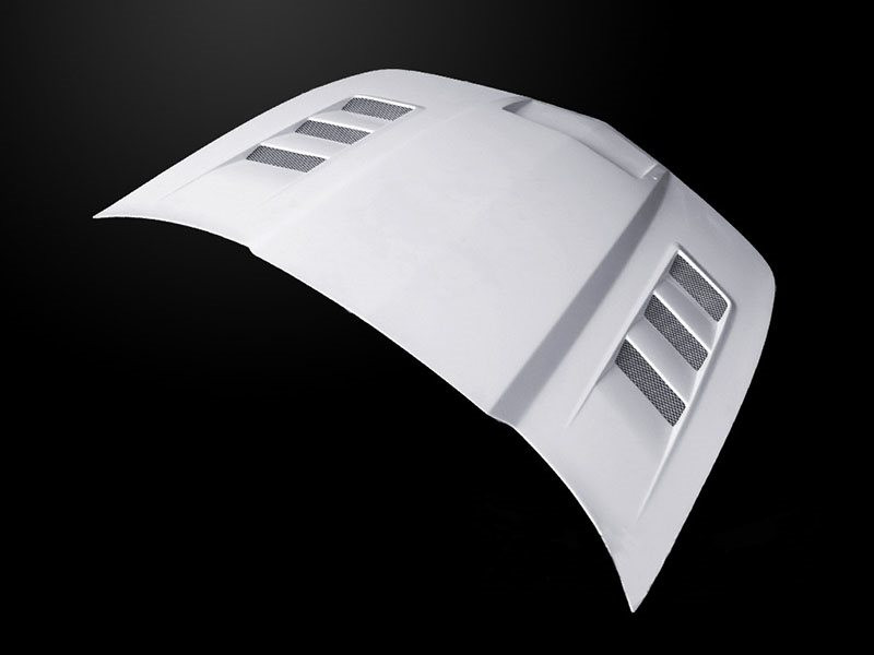 AmeriHood TypeVIP Functional Heat Extractor Ram Air Hood, Fiberglass