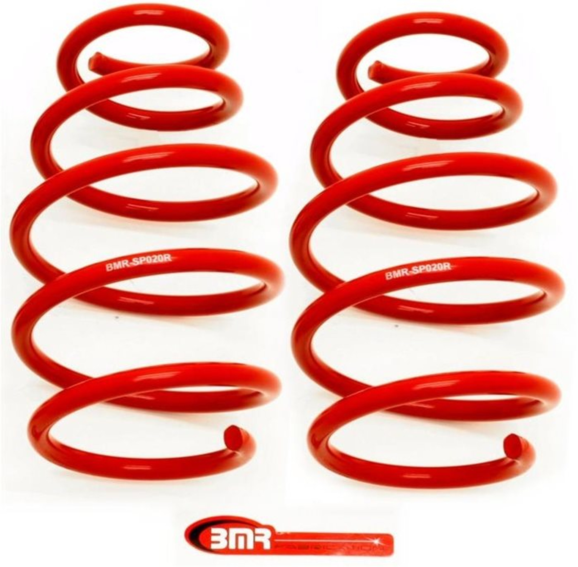 BMR 1" Drop Lowering Springs (Set of 4), Red 20102015 Camaro SS & ZL1