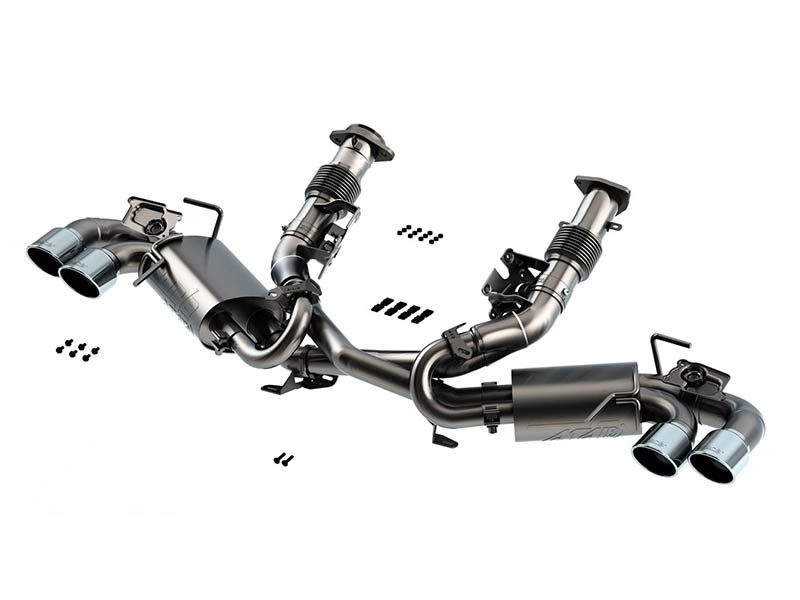 Borla 140978BC 16-C INFINITI Q50 3.0L ATAK CAT-BACK EXHAUST SYSTEM W/BLK CHROME TIPS main image 0