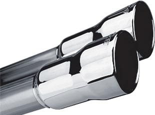 Borla 21-22 Ford Bronco 2.3L 4WD ATAK Axle Back Exhaust w/ Black Coated Tips