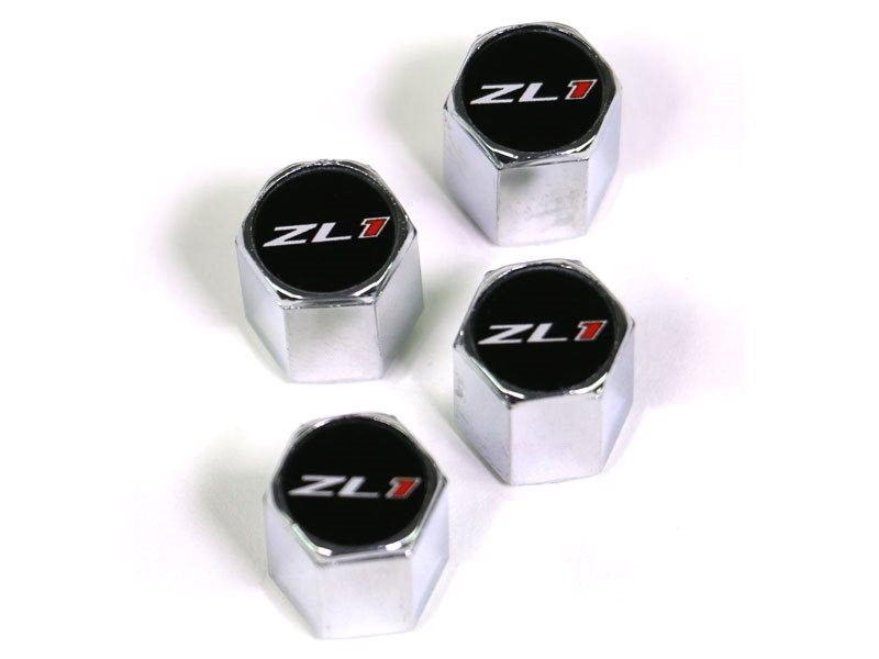 Elite Chrome "ZL1" Valve Stem Caps