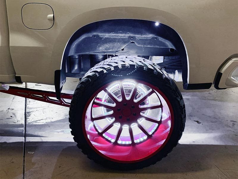 Oracle White Underbody Wheel Well Rock Light Kit, Set of 4