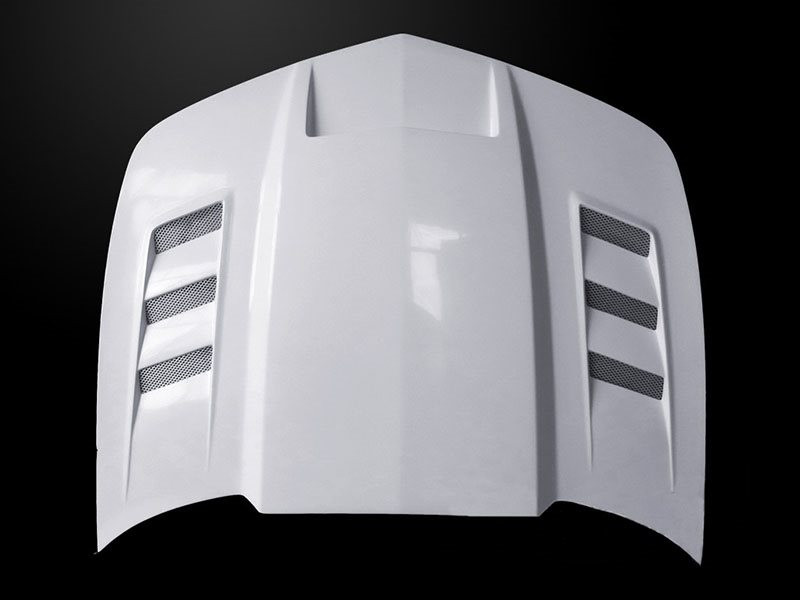 AmeriHood TypeVIP Functional Heat Extractor Ram Air Hood, Fiberglass