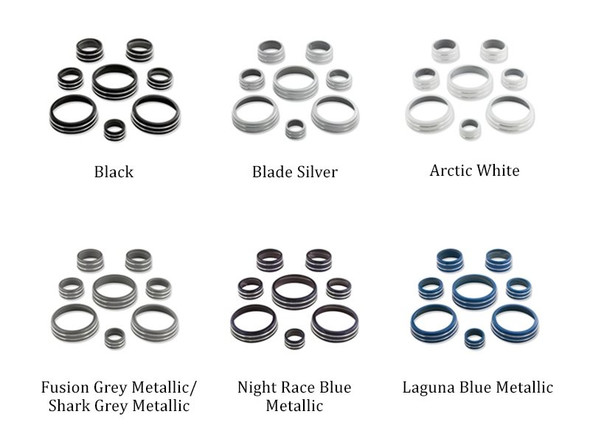 American Brother Designs Interior Knob Kit, Color Options :: 2014-2019 C7 Corvette Stingray, Z06