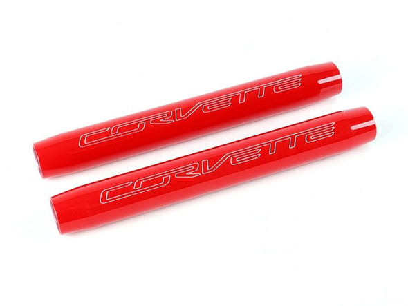 American Brother Designs Hood Shock Covers, Z06 Logo, Color Options