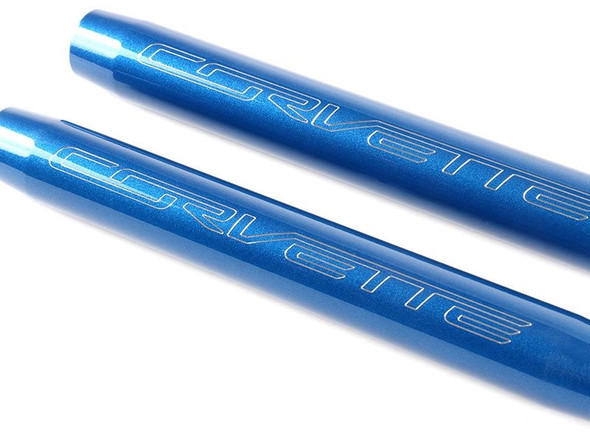 American Brother Designs Trunk Shock Covers, Corvette Font Logo, Color Options :: 2014-2019 C7 Corvette Stingray, Z06 Convertible