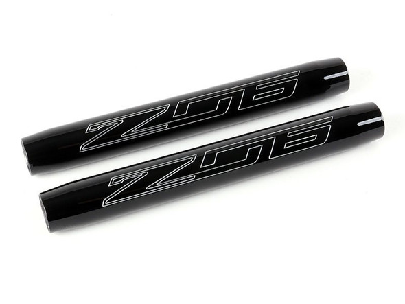 American Brother Designs Hood Shock Covers, Z06 Logo, Color Options