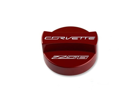 American Brother Designs Oil Fill Cap, Z06 Logo w/ Thin Waist, Color Options :: 2014-2019 C7 Corvette Z06