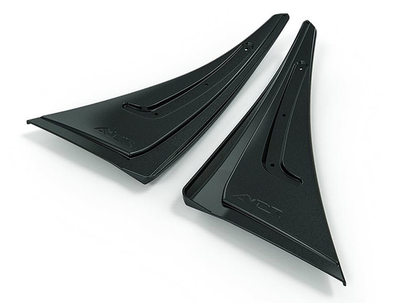 ACS Front Rock Guards, Gloss Black :: 2017, 2018, 2019, 2020, 2021, 2022 Camaro ZL1