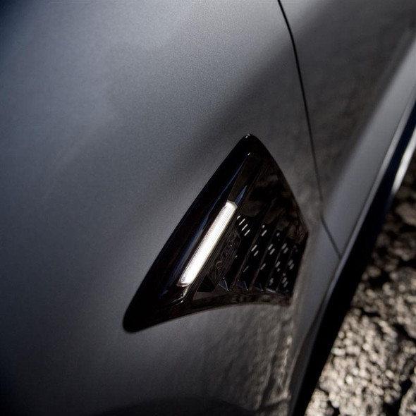 ACS Fender Inserts with LED Side Markers, Unpainted Primer :: 2016, 2017, 2018, 2019, 2020, 2021, 2022 Camaro