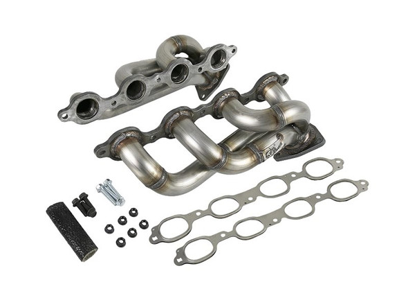 aFe Power Twisted 304 Stainless Steel Headers :: 2019-2021 Silverado 1500 V8-5.3L, 6.2L