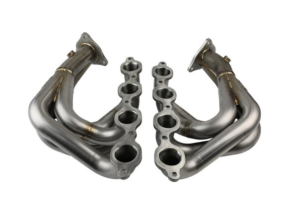 aFe Power Twisted 304 Stainless Steel Headers, Raw Finish :: 2020-2021 C8 Corvette