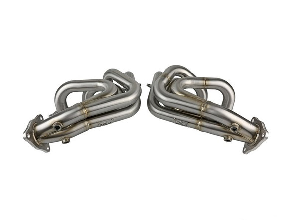 aFe Power Twisted 304 Stainless Steel Headers, Brushed Finish :: 2020 C8 Corvette