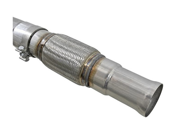 aFe Power Vulcan Series 4" to Dual 3" 304 Stainless Steel Cat-Back Exhaust System, Dual Polished Tips :: 2019-2021 Silverado 1500 V8-6.2L