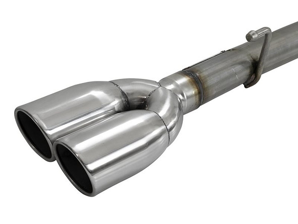 aFe Power Vulcan Series 3" to Dual 2.5" 304 Stainless Steel Cat-Back Exhaust System, Polished Tips :: 2019-2021 Silverado 1500 L4-2.7L