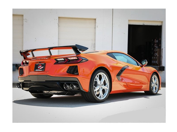 aFe Power MACH Force-Xp 3"-2.5" 304 Stainless Steel Cat-Back Exhaust System, Polished Tips :: 2020 C8 Corvette