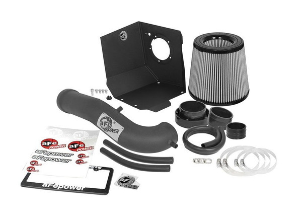 aFe Magnum Force Stage 2 Cold Air intake System, Black w/Pro Dry S Filter :: 2014-2018 Silverado 1500 5.3L, 6.2L