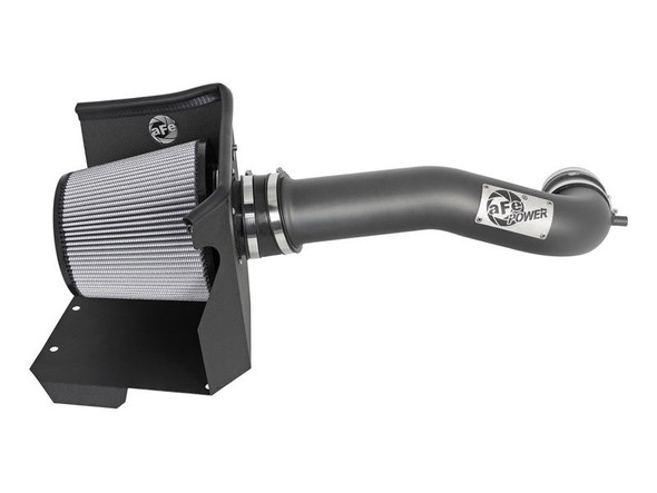 aFe Magnum Force Stage 2 Cold Air intake System, Gray w/Pro 5r Filter :: 2014-2018 Silverado 1500 5.3L, 6.2L