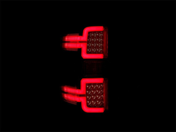 ANZO Sequential LED Taillights, Black Housing, Clear Lens
