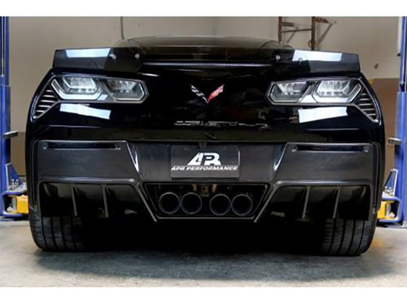 APR Rear Diffuser W/O Undertray Version 2, Carbon Fiber :: 2014-2019 C7 Corvette Stingray, Z06