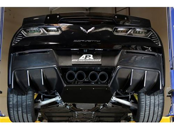 APR Rear Diffuser w/Undertray Version 2, Carbon Fiber :: 2014-2019 C7 Corvette Stingray, Z06
