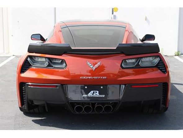 APR Track Pack Rear Deck Spoiler W/O Wickerbill, Carbon Fiber :: 2015-2019 C7 Corvette Z06