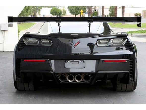APR GTC-500 74" Chassis Mount Adjustable Wing Kit, Carbon Fiber :: 2015-2019 C7 Corvette Grand Sport, Z06