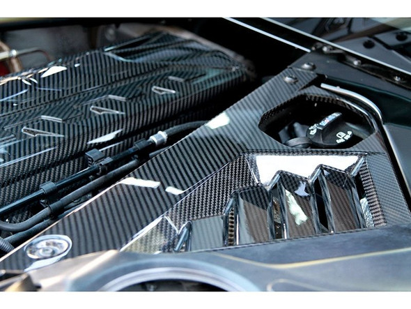 APR Performance Engine Bay Panels, Carbon Fiber :: 2020-2021 C8 Corvette