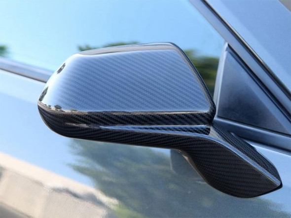 APR Carbon Fiber Replacement Side Mirror Front Housings, Non-Dimming :: 2016-2021 Camaro