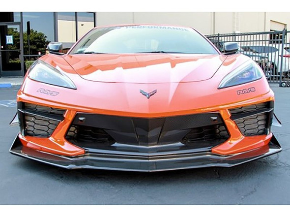APR Performance Front Bumper Center Bezel, Carbon Fiber :: 2020-2022 C8 Corvette