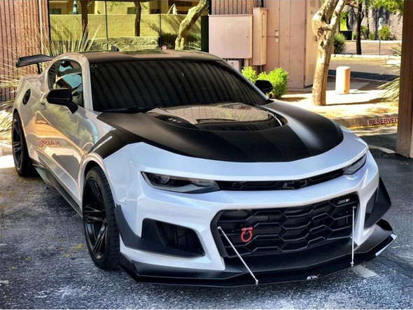 APR Carbon Fiber Wind Splitter With Rods :: 2017-2021 Camaro ZL1 1LE