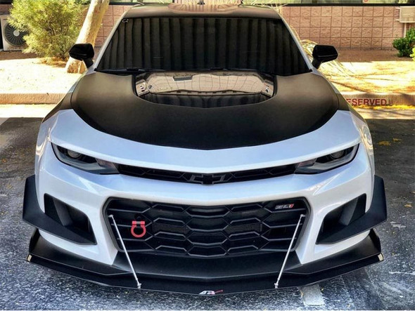 APR Carbon Fiber Wind Splitter With Rods :: 2017-2021 Camaro ZL1 1LE