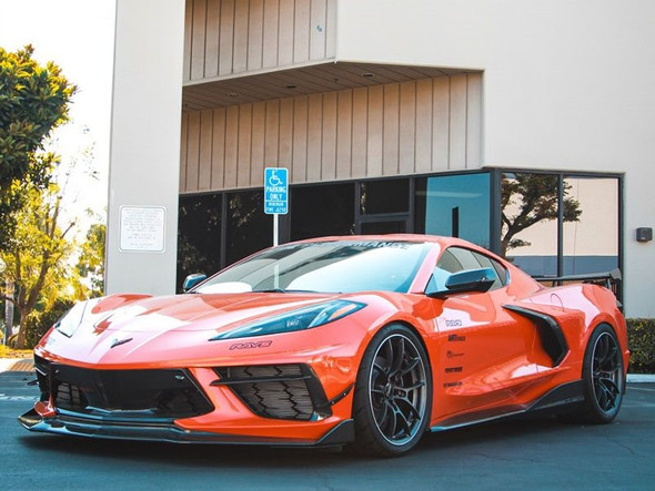 APR Performance Front Air Dam Splitter, Carbon Fiber :: 2020-2022 C8 Corvette