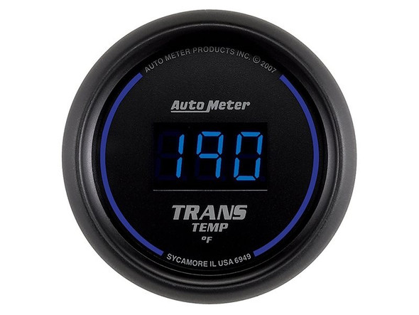 AutoMeter Cobalt Digital Transmission Temperature Gauge, 2 1/16", 0-340 deg