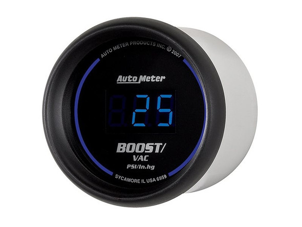 Autometer Cobalt Digital Boost Gauges, 2 1/16", 30in HG/30 psi :: Universal Fitment