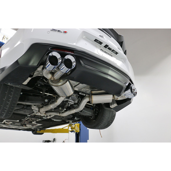 AWE Touring Edition 3" Axle-Back Exhaust System w/ 4.5" Quad Tips, Chrome Silver :: 2016-2023 Camaro SS & ZL1
