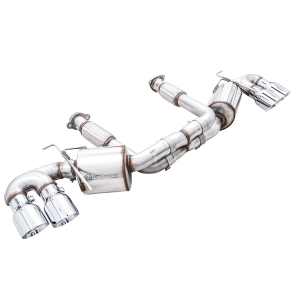 AWE Touring Edition Cat-Back Exhaust, Quad Diamond Black Tips