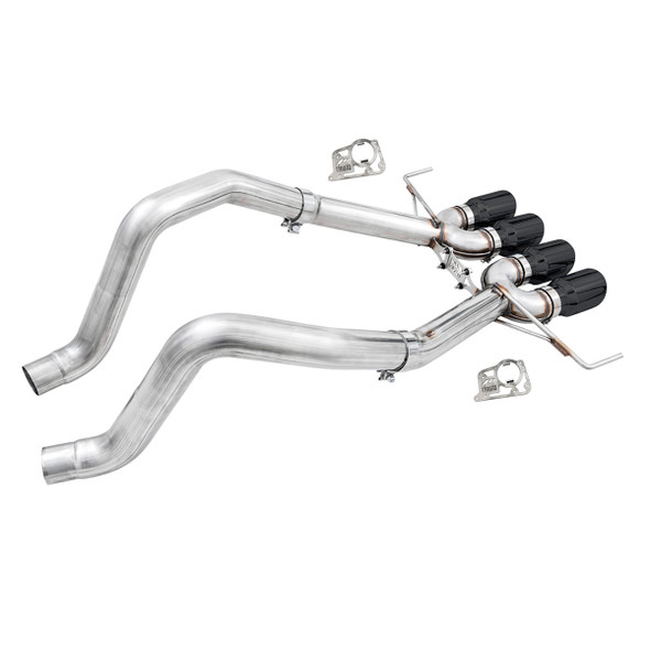 AWE Track Edition Axle-Back Exhaust, Quad Chrome Silver Tips, 3020