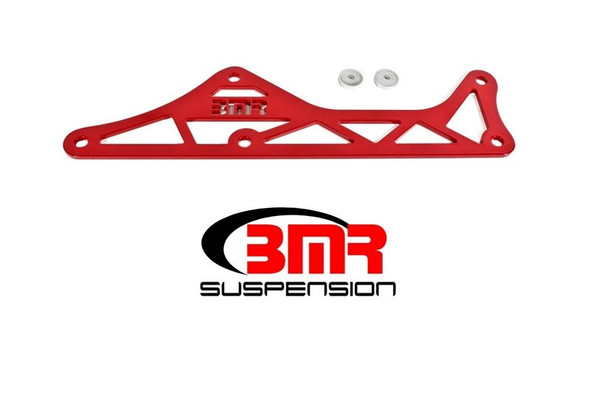 BMR Driveshaft Tunnel Brace - 1/4" Aluminum, Red :: 2016-2023 Camaro DTB006R