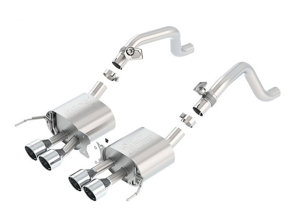 Borla ATAK Axle-Back Exhaust System 11863CB w/ 4.25