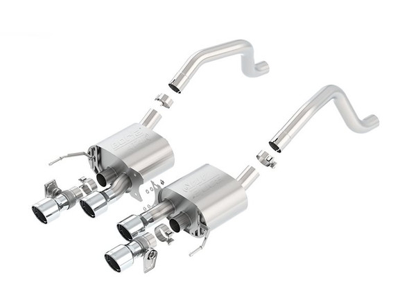 Borla ATAK Axle-Back Exhaust System 11903 w/ 4.25
