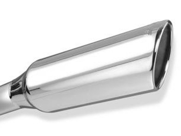 Borla 3.5" Touring Cat-Back Single Exhaust System w/ Dual Rear Exit, 4" Black Chrome Tips :: 2014-2018 Silverado 1500 6.2L
