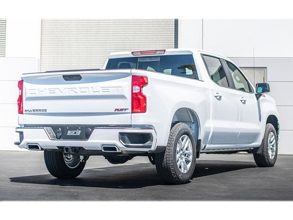 Borla 3" Touring Cat-Back Single Exhaust System w/ Factory Rear Exit, Reuse Factory Tips :: 2019-2022 Silverado 1500 5.3L