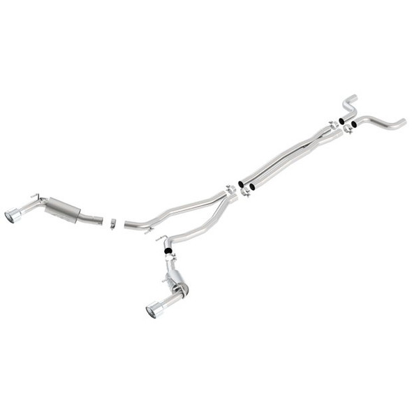 2014-2015Camaro SS Coupe AND Convertible - Borla 2.5" Cat-Back Stainless Steel Exhaust System #140532