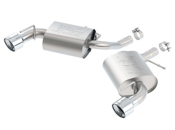 Borla 2.25" ATAK Axle-Back Exhaust System w/ 4.5" Dual Polished Tips :: 2016-2023 Camaro I4 2.0L