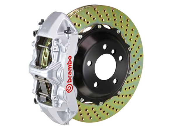 Brembo Front GT System Big Brake Kit, 15" Cross Drilled Rotors :: 2014-2019 C7 Corvette Stingray & Z51