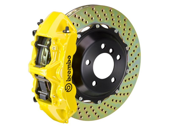 Brembo Front GT System Big Brake Kit, 15" Cross Drilled Rotors :: 2014-2019 C7 Corvette Stingray & Z51