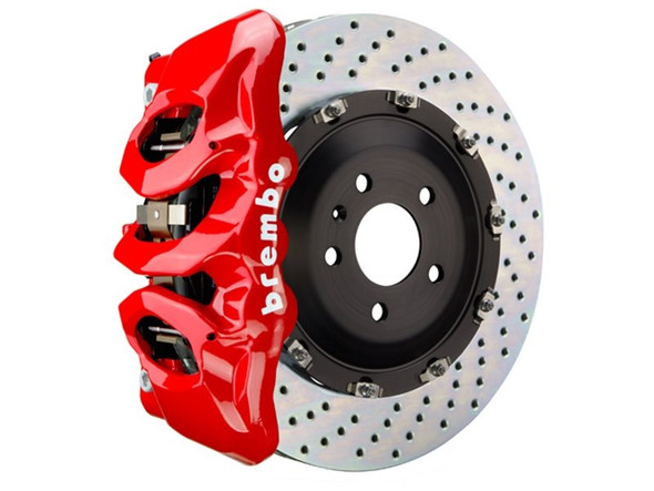 Brembo Front GT System Big Brake Kit, 15" Cross Drilled Rotors  :: 2020-2022 C8 Corvette Stingray & Z51