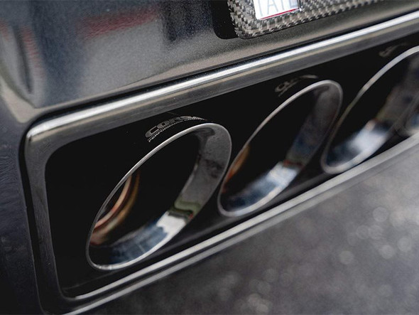 Corsa 2.75" Variable Sound Level Valve-Back Exhaust, 4.5" NPP Quad Black Tips :: 2014-2019 C7 Corvette, Grand Sport Auto